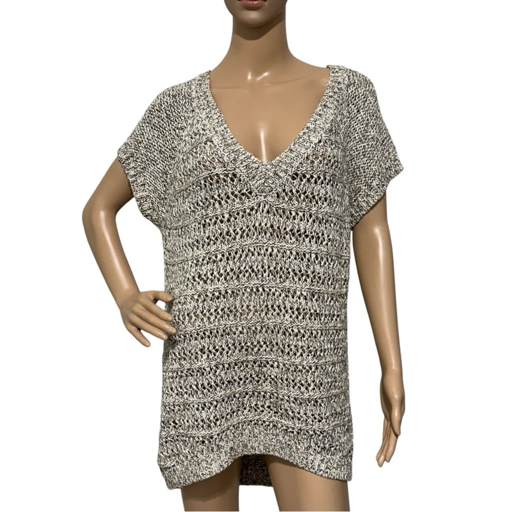 Diane Von Furstenberg Knit Short Sleeve Sweater Size M